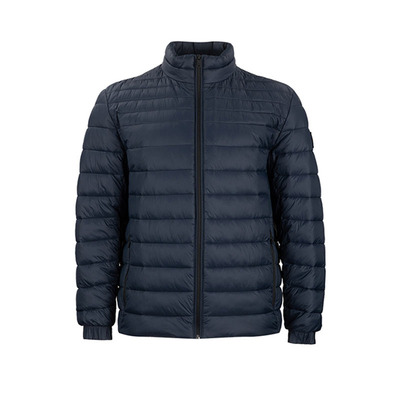 雨果-博斯男经典绗缝夹克棉服男