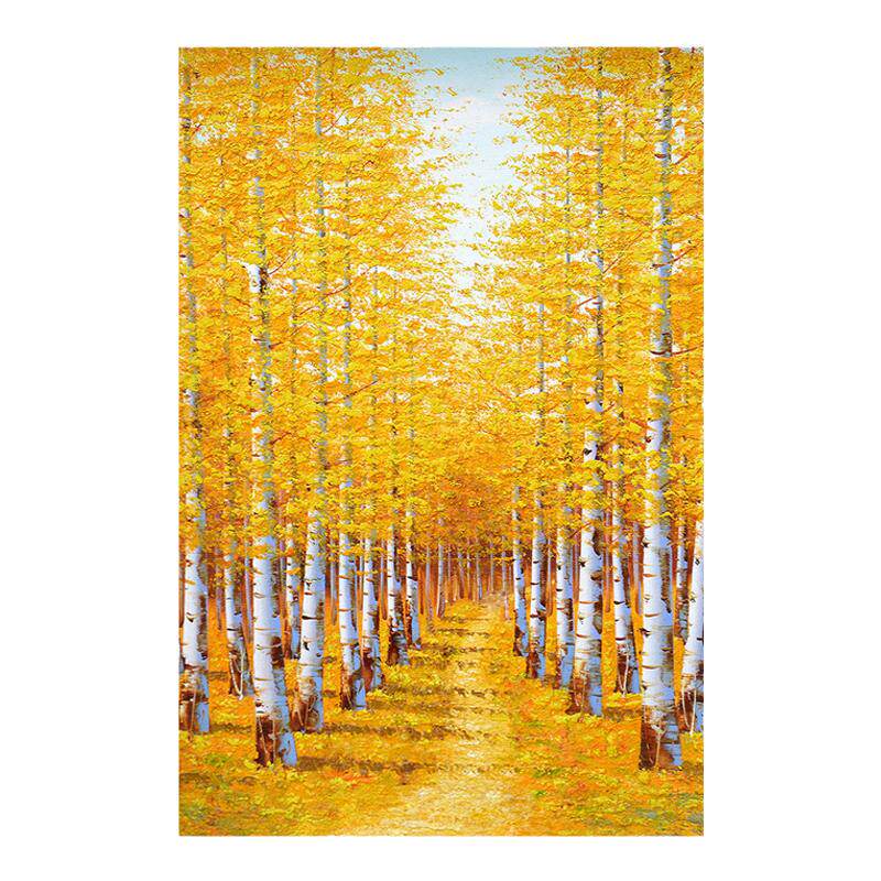 白鹿艺术手绘油画大芬印象画风景