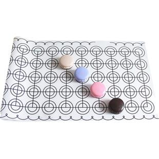 马卡龙烘焙垫耐高温曲奇饼干泡芙硅胶烤盘垫可裁剪家用揉面垫8