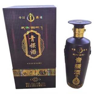 西藏特产藏佳纯珠峰至尊青稞酒52度纯粮原浆浓香型白酒礼盒500ml