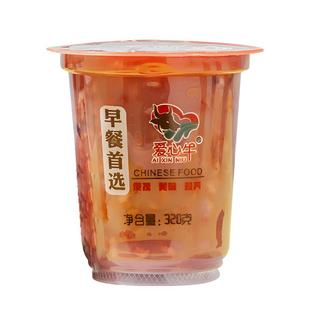 爱心牛速食粥即食八宝粥早餐方便杯装营养免煮黑米小米银耳羹320g