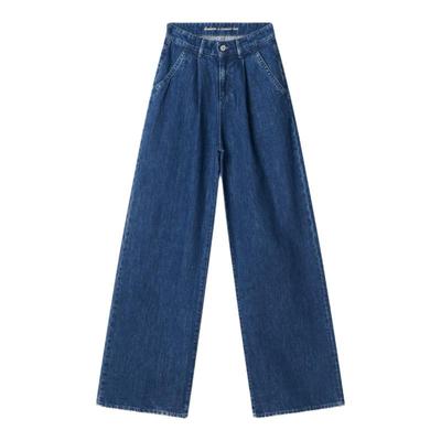 DENHAMx ARMOR LUX联名2025年宽松阔腿高腰剪刀牛仔裤女JOSEPHINE