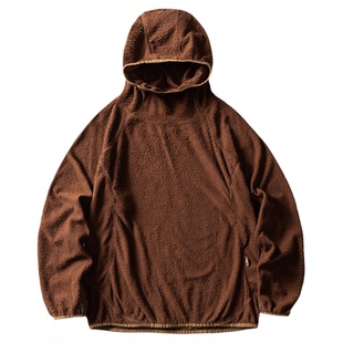 UNCLEBLUE26年春季户外运动连帽速干卫衣男女轻量化云朵绒内搭