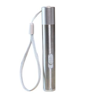 三合一手电筒强光迷你led小手电筒USB充电激光笔家用紫光灯验钞笔