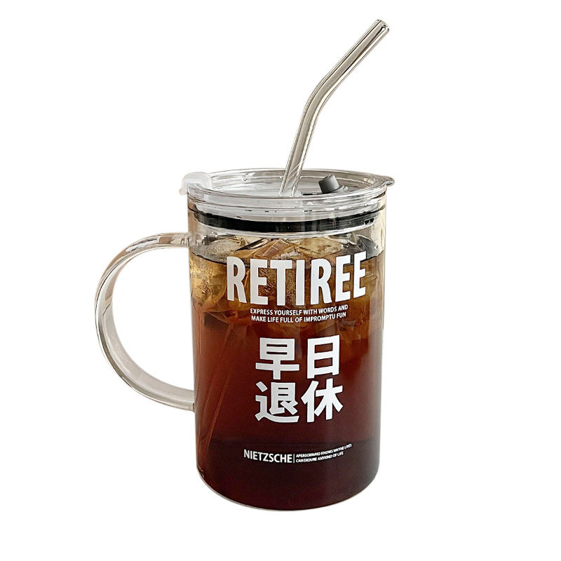 大容量带盖水杯马克杯办公室