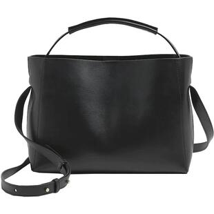 Flattered Hedda Midi女士牛皮质感通勤手提公文包质感单肩斜挎包