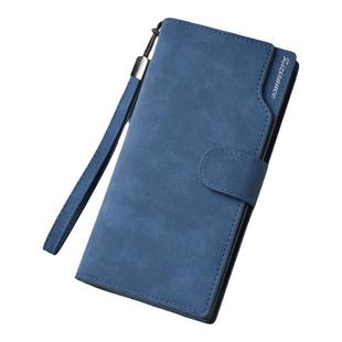 钱包男士长款拉链搭扣皮夹大容量手拿包多卡位手机一体卡包女钱夹