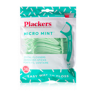 plackers牙线棒家庭装牙线牙签线剔牙线超细牙线盒便携随身收纳盒