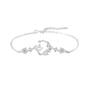 925纯银手链释怀鸟手饰女轻奢小众高级感百搭手环送女友情侣礼物