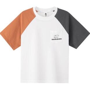 左西童装男童短袖t恤儿童夏装2026新款夏季纯棉半袖男孩大童上衣