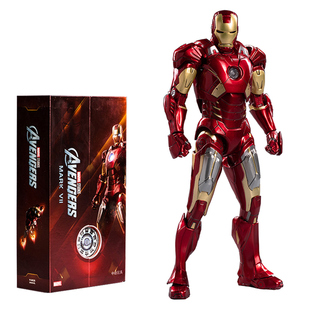 中动钢铁侠MK7正版漫威手办复仇者联盟周边玩具马克人偶模型男生