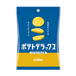 史上3倍厚 日本本土人气零食Calbee卡乐比淡盐味厚切薯片50g 包装