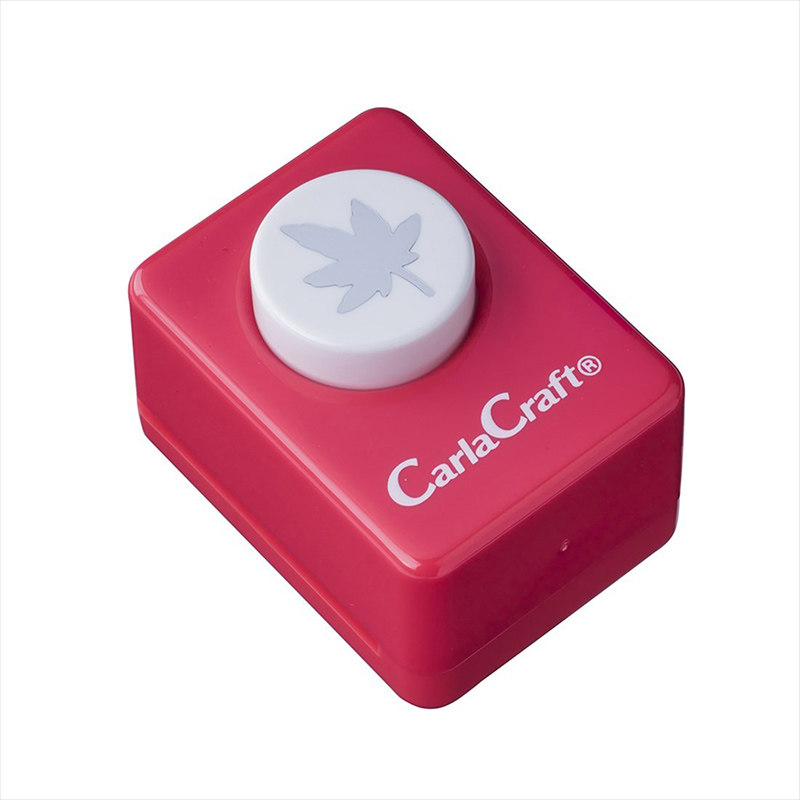 日本CarlaCraft中号四叶草斜五角天使丝带压花器贴图手帐本打花器