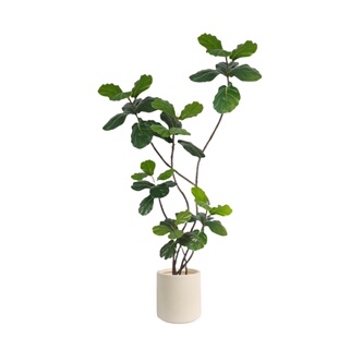 仿真绿植假植物琴叶榕高端轻奢客厅装饰大型仿生盆栽室内盆景摆件