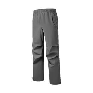 乔丹户外伞兵裤男士2026春季新款运动宽松休闲透气梭织工装长裤男