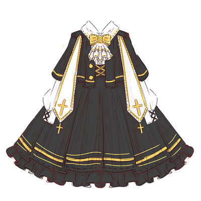 现货荧鲤之森唱诗班lolita学院风