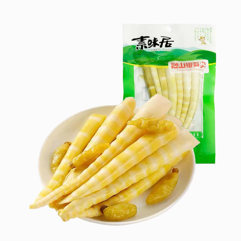 泡椒笋尖下饭菜素味居