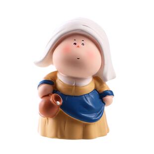 月半胖艺术家盲盒大蒙娜丽莎手办公仔摆件2025新款女孩小学生奖品