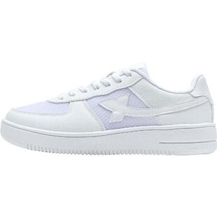 特步小白鞋女鞋夏季情侣休闲鞋子男鞋空军一号网面透气运动鞋板鞋