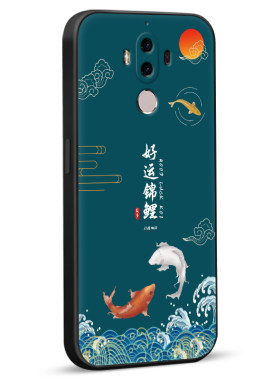 秋昊适用于华为mate9手机软壳潮 mha-al00卡通tl00硅胶防摔meta9国风maet9女款mete9兰花mato9保护套mha-aloo