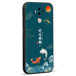 秋昊适用于华为mate9手机软壳潮 mha-al00卡通tl00硅胶防摔meta9国风maet9女款mete9兰花mato9保护套mha-aloo