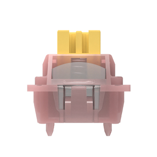 火矛水蜜桃轻音静谧磁轴键盘轴体开关导光柱消音硅胶可调行程HIFI