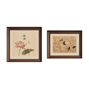 花鸟图新中式卧室装饰画宋氏美学喜鹊餐厅2025新款挂画国风二联画
