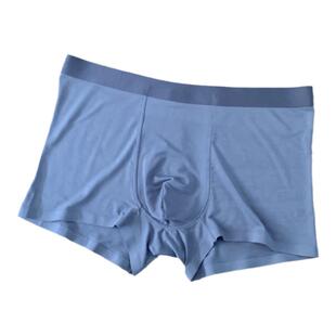 无痕款60S莫代尔和冰丝面料男士内裤轻柔舒适四角裤精品男平角裤
