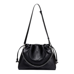 NU纽芝兰2026新款菱格飞马流浪包单肩腋下大容量斜挎通勤福袋包女