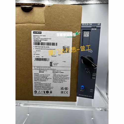 询价3RK1308-0BC00-0CP0 电机启动器#