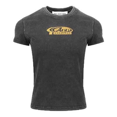 ANNANDELMAN圆领短袖洗水灰