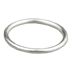 细素银光面纯银戒指手工定制尾戒小戒指脚趾戒关节戒民族风简约素