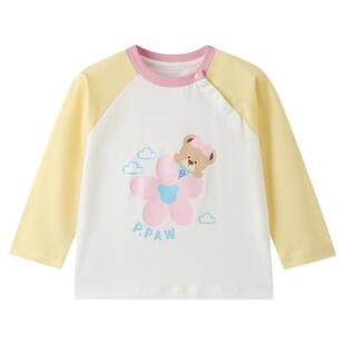 PawinPaw卡通小熊童装26年春夏季新款男女宝宝儿童长袖T恤可爱