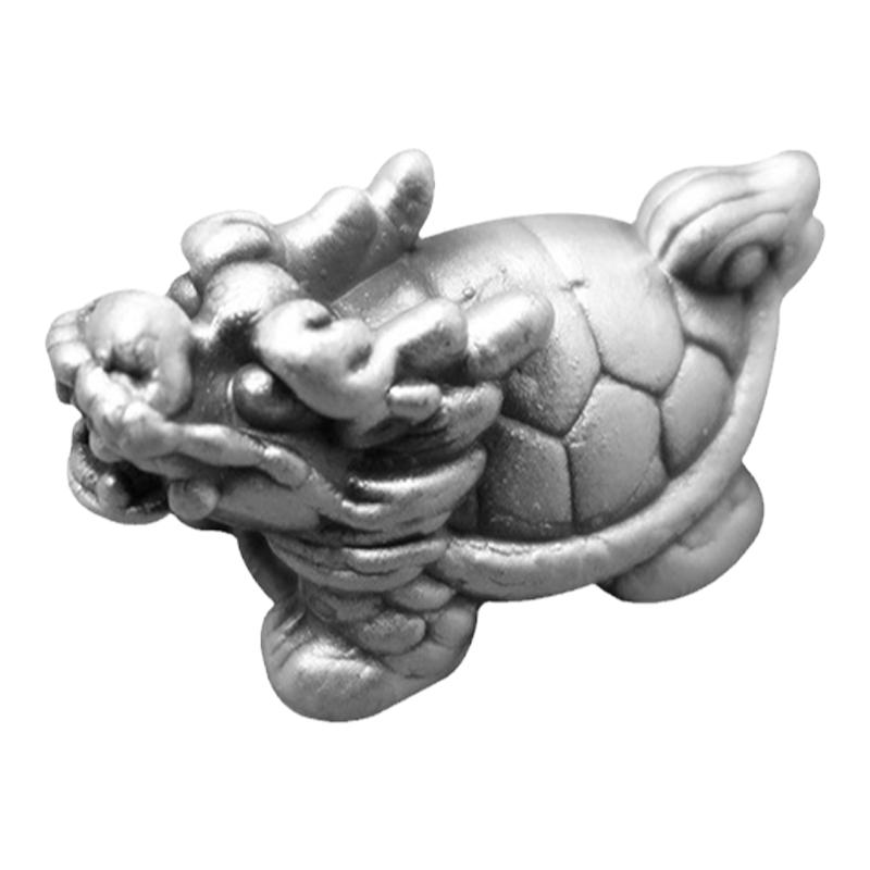 diy足银磨砂招财龙龟红绳隔珠