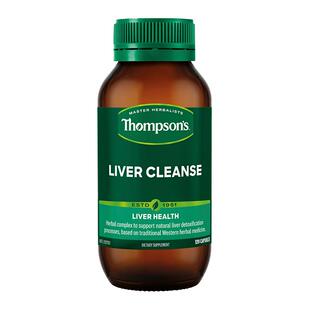 澳洲thompsons汤普森护肝水水飞蓟宾120粒奶蓟草熬夜养肝独醒解酒
