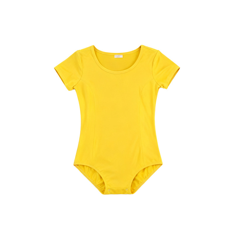 儿童舞蹈服女童短袖练功服夏季芭蕾舞中国舞幼儿跳舞服装蓝色