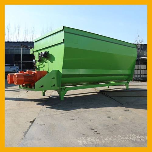 5方立式全混合日粮制备机羊场双轴螺旋拌草机干草秸秆揉丝混料机