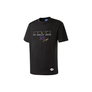 NBA官方湖人詹姆斯秋短袖T恤球衣风2025詹姆斯里程碑纪念