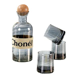 轻奢水具套装家用客厅招待客人冷水壶耐热玻璃杯喝水杯北欧凉水壶