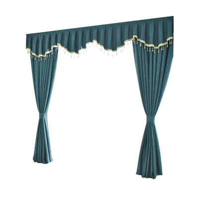 定做遮光免安装魔术贴成品窗帘