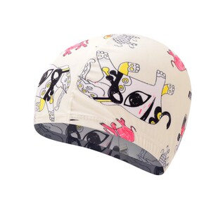 布泳帽混色女生男女布帽成人儿童通用长发舒适游泳帽独立包装厂家