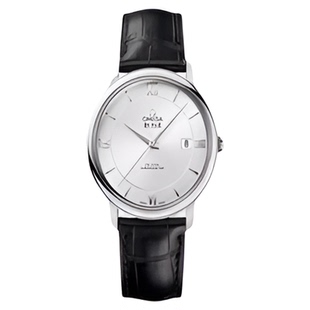 isely适用欧米茄加长表带 蝶飞系列碟飞手粗真皮手表表带男 女