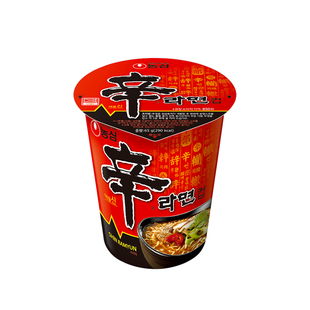 农心辛拉面12杯桶装整箱辣白菜拌面方便面韩国泡面香菇牛肉面速食