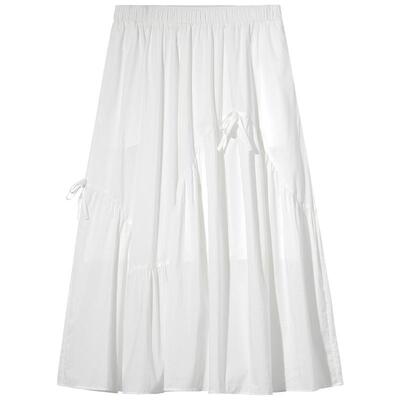 热风2026年新款女士简约分割伞裙
