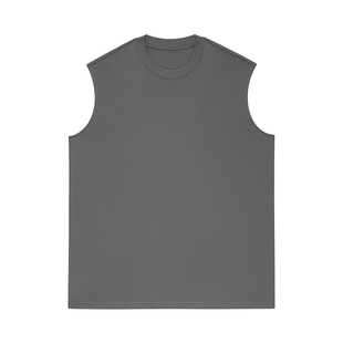 nice rice好饭 r.系列240G匹马棉小袖口休闲圆领无袖背心NGC01071