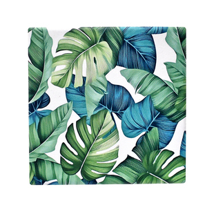 北欧风格小花砖陶瓷杯垫餐垫锅垫隔热垫瓷砖茶托杯子托森系绿植垫