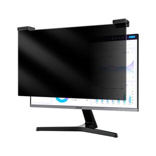 电脑防窥膜挂式防反光显示器防偷窥挡板台式24寸防蓝光屏幕罩15.6笔记本隔离板14防辐射保护屏21护眼膜27屏保