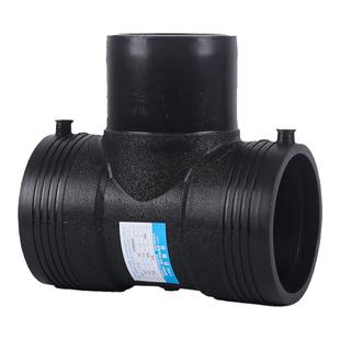 PE电熔三通电熔管件110钢丝网骨架管电热熔异径三通燃气电容接头