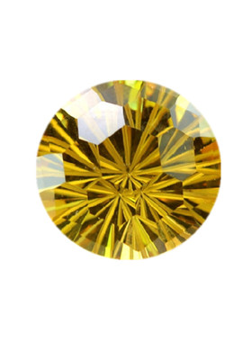 烟花圆形锆石裸钻戒指