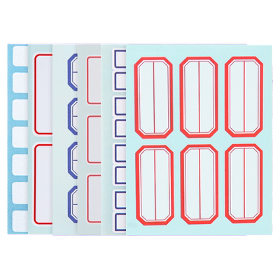 标签贴系列不干胶标签纸标记贴